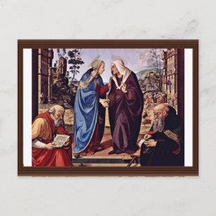 Mary och St. Elizabeth St. Nicholas och St. Anthon Vykort