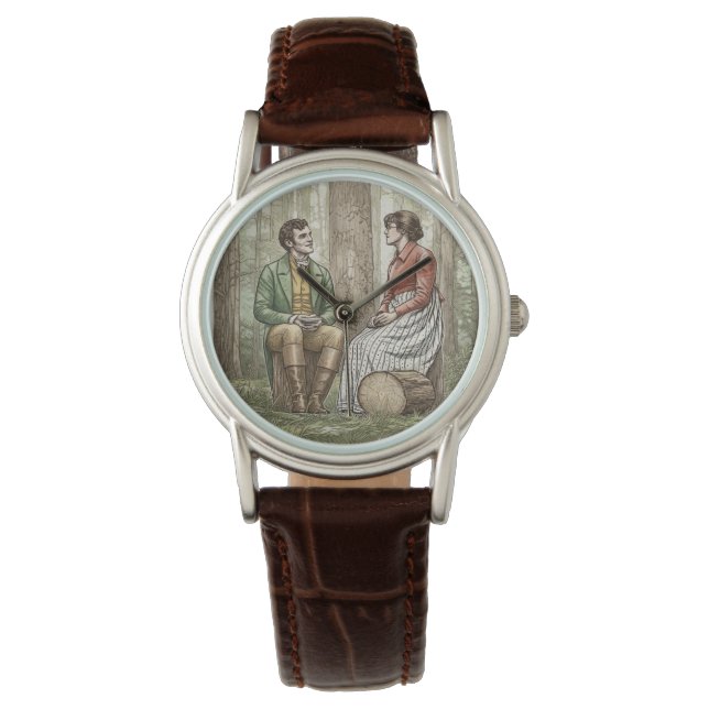 Mary och Tom i "The Other Bennet Sister" Armbandsur (Framsida)