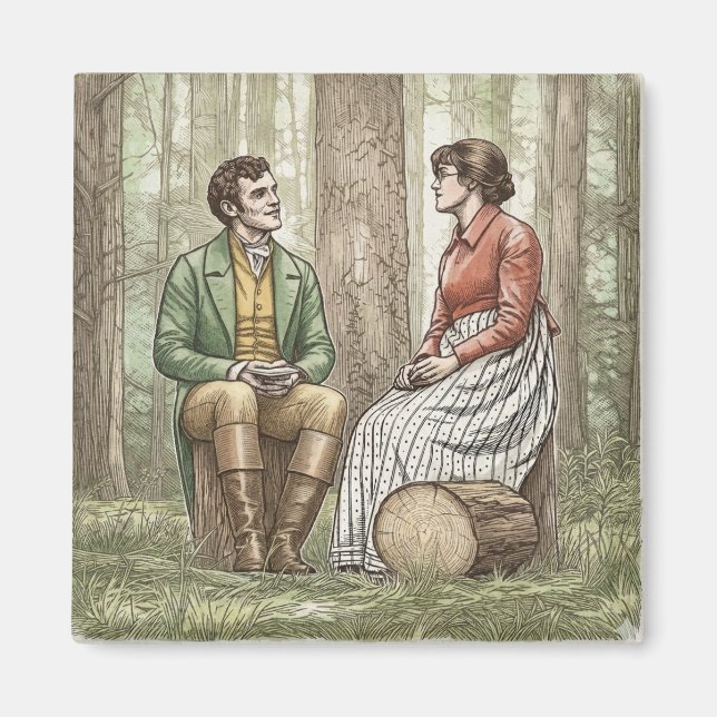 Mary och Tom i "The Other Bennet Sister" Magnet (Framsidan)