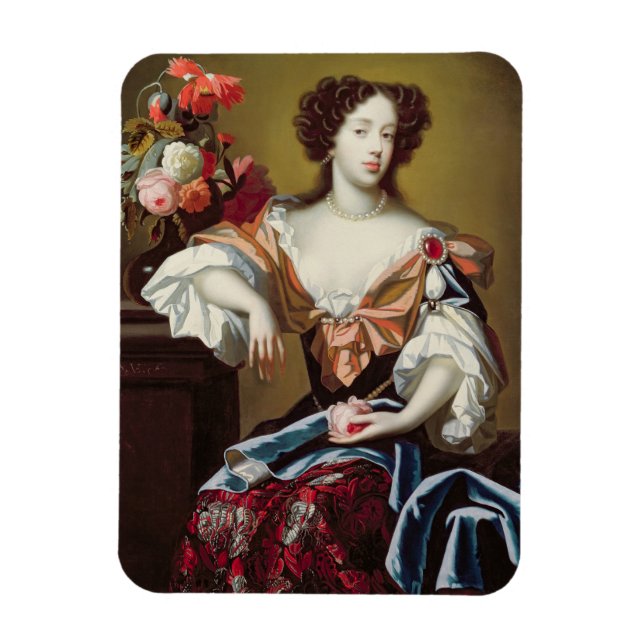 Mary of Modena (1658-1718), c.1680 (olja på canvas Magnet (Vertikal)