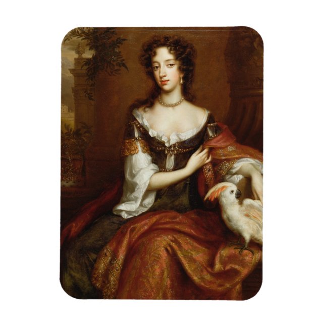 Mary of Modena (1658-1718), c.1685 (olja på canvas Magnet (Vertikal)