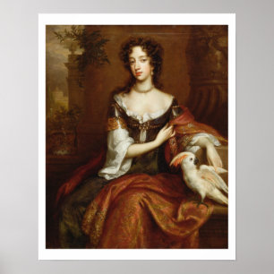 Mary of Modena (1658-1718), c.1685 (olja på canvas Poster