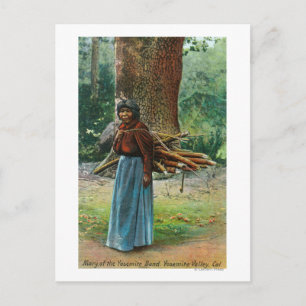 Mary of the Yosemite Natives Carries Vykort
