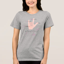 MARY peptide, I-love-U sign w/ custom text T Shirt