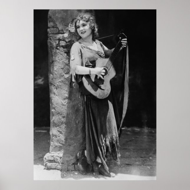 Mary Pickford, tidigt 1900-talet Poster (Framsidan)