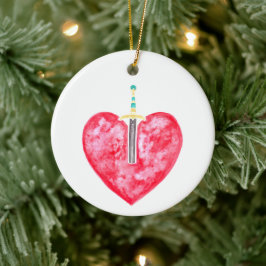 Mary/Pierced Heart - Jesse Träd Keepsak Ornament