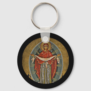 Mary Protector Theotokos Nyckelring