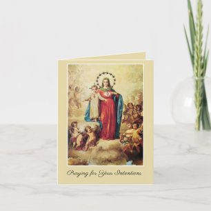 Mary Queen of Heaven Änglar Kort