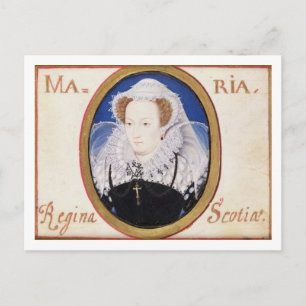 Mary Queen of Scots (1542-87) (gouache on vellum) Vykort