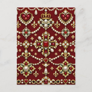 Mary Queen of Scots Inspirerad Design Magiska Juve Vykort