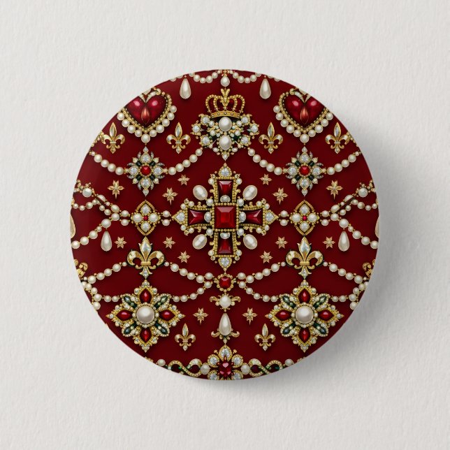 Mary Queen of Scots Inspirerad Design Magiska Smyc Knapp (Framsida)