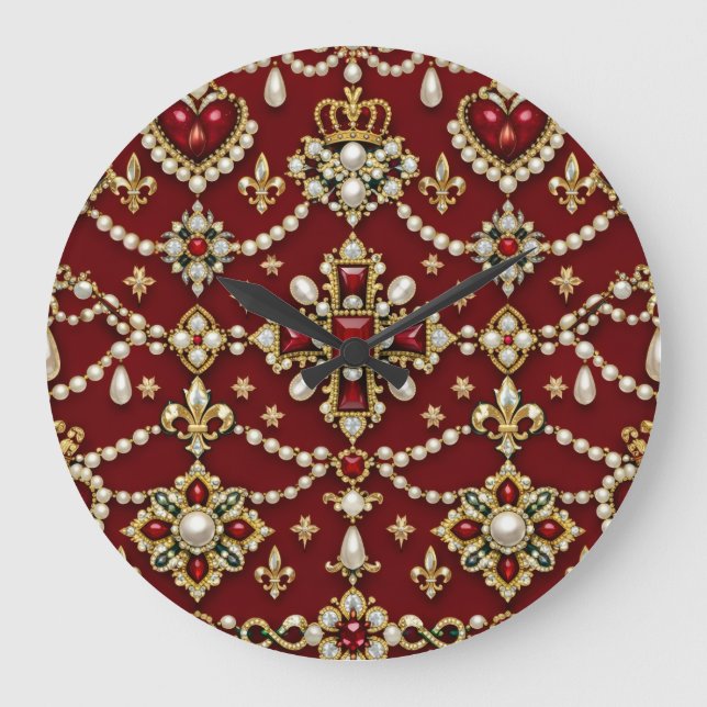 Mary Queen of Scots Inspirerad Design Magiska Smyc Stor Klocka (Framsida)