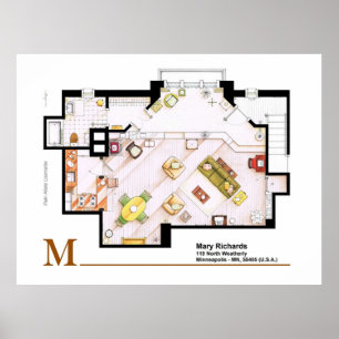 Mary Richards apt från Mary Tyler Moore Show Poster