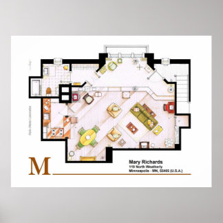 Mary Richards apt från Mary Tyler Moore Show Poster