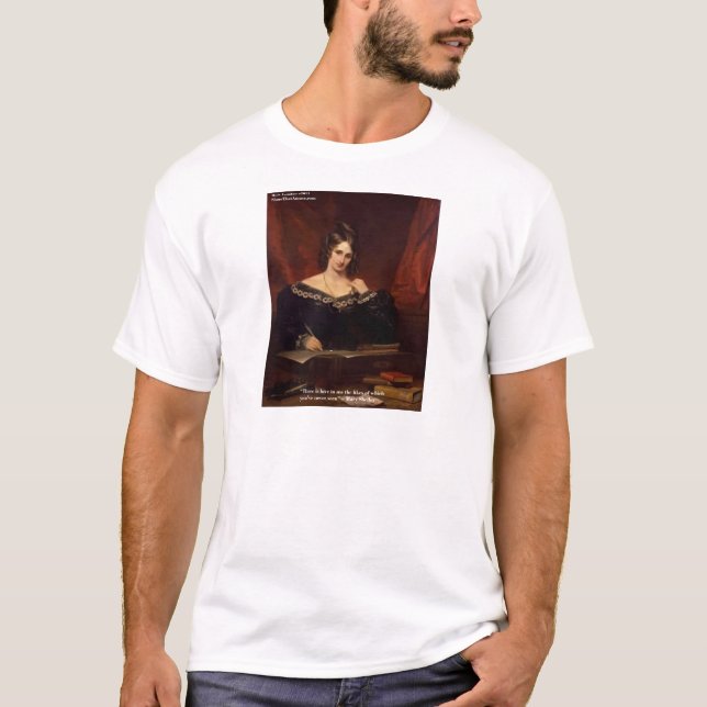 Mary Shelly "Love Never Seen" Presentkort & Kort T-shirt (Framsida)
