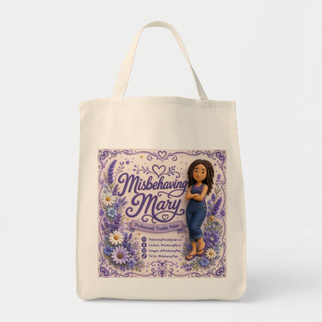 Mary som uppför sig illa Totebag Tygkasse (Framsidan)