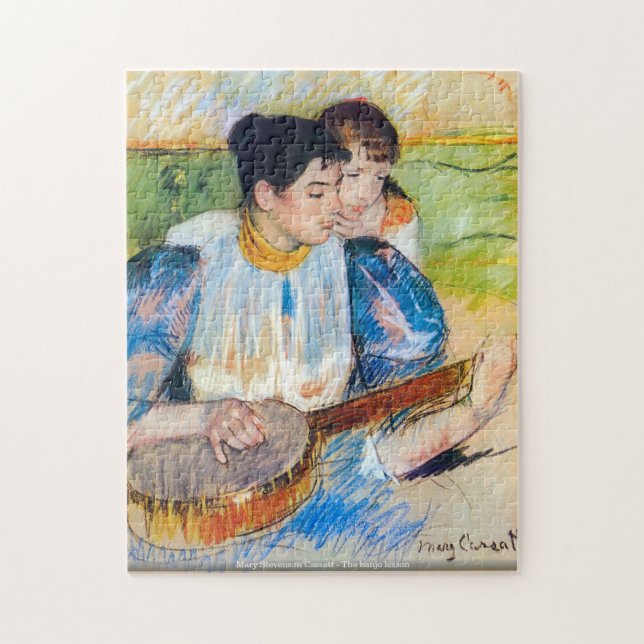 Mary Stevenson Cassatt - banjokursen - ArtPuzz Pussel (Vertikal)