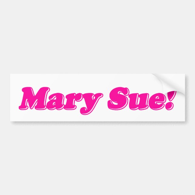 Mary Sue! Bildekal (Framsidan)