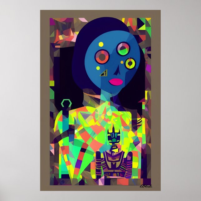 Mary Sue med hennes cyber Kärlek True Poster (Framsidan)