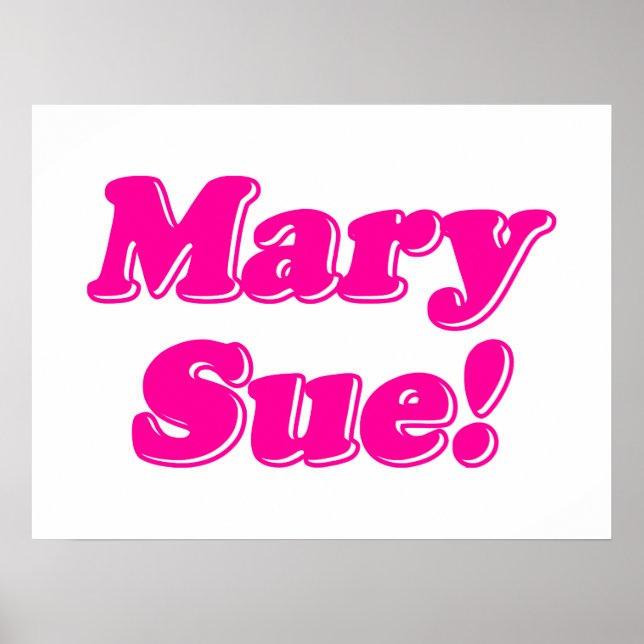 Mary Sue! Poster (Framsidan)