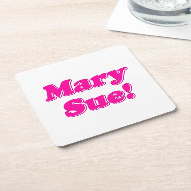 Mary Sue! Underlägg Papper Kvadrat (Vinklad)
