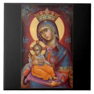 Mary - THEOTOKOS Kakelplatta