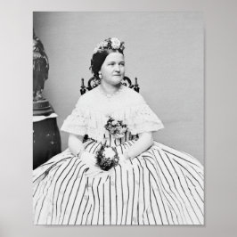 Mary Todd Lincoln Porträtt - Circa 1861 Poster
