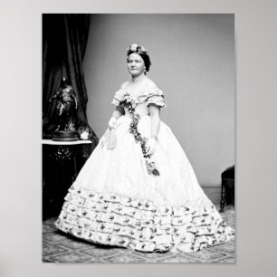 Mary Todd Lincoln Porträtt Poster