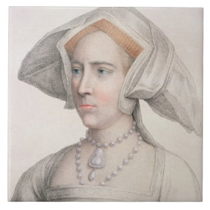 Mary Tudor (1516-58) som inristas av Francesco Kakelplatta