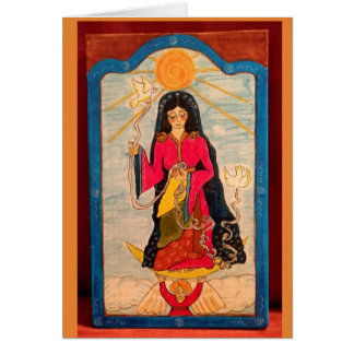 Mary Undoer of Knots Hälsningskort
