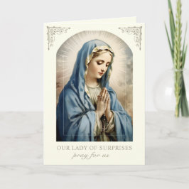 Mary Vår Dam i Surprises Prayer-katolik Kort