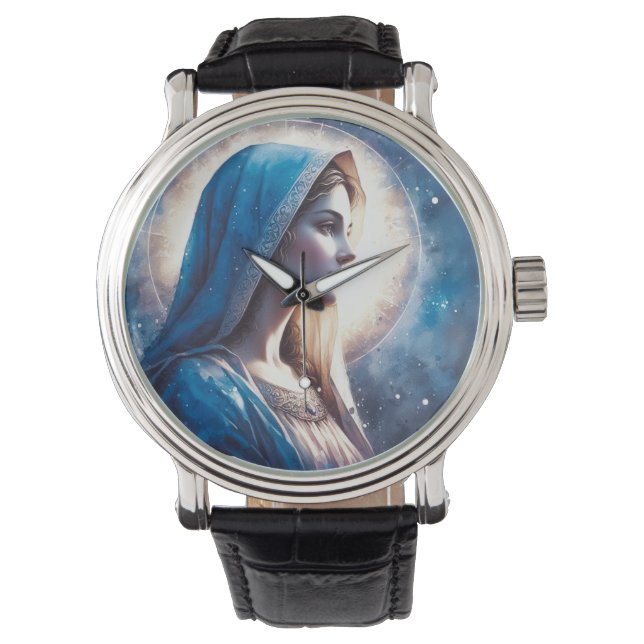 Mary Virgin Jesus Armbandsur (Framsida)