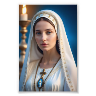 Mary Virgin Jesus Fototryck