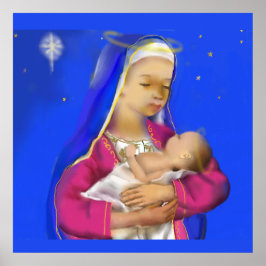 Mary With Jesus Poster