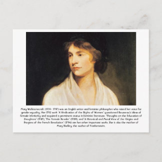 Mary Wollstonecraft - Feminist Vykort