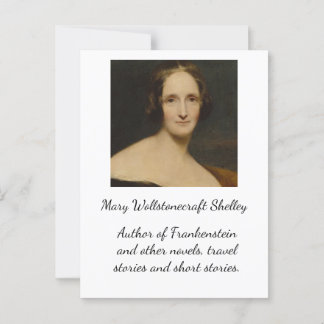 Mary Wollstonecraft Shelley[- Frankenstein Author Vykort