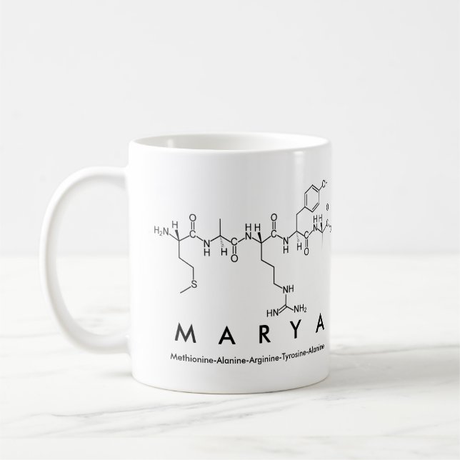 Marya peptide namn mugg (Vänster)