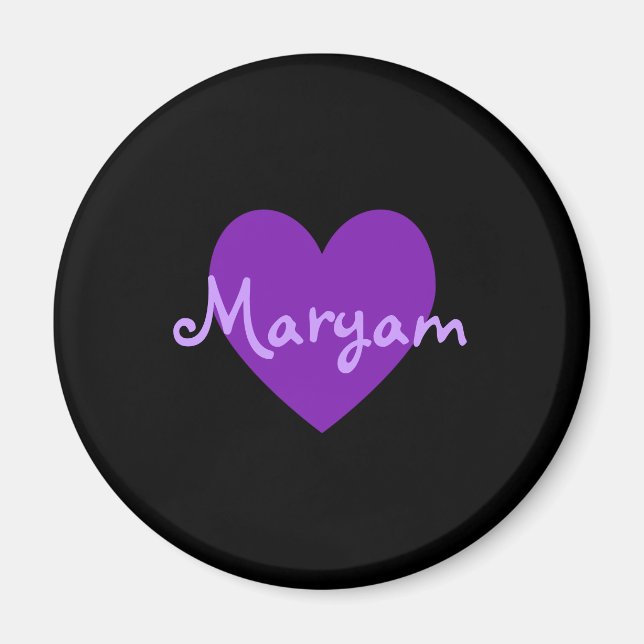 Maryam i Lila Magnet (Framsidan)