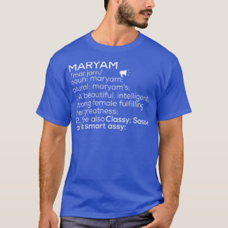Maryam Namn Maryam Definition Maryam Female Namn M T Shirt