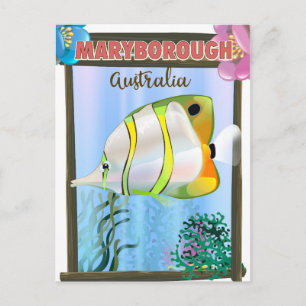 Maryborough Australien Tropisk reseposter Vykort