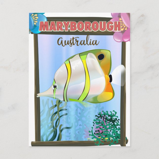 Maryborough Australien Tropisk reseposter Vykort (Framsida)