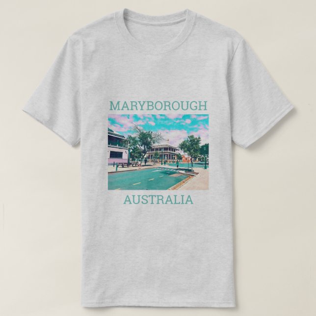 Maryborough Queensland land Australien resa T Shirt (Design framsida)