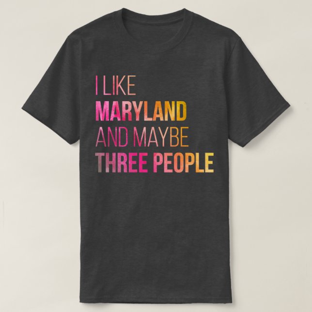Maryland18 T Shirt (Design framsida)