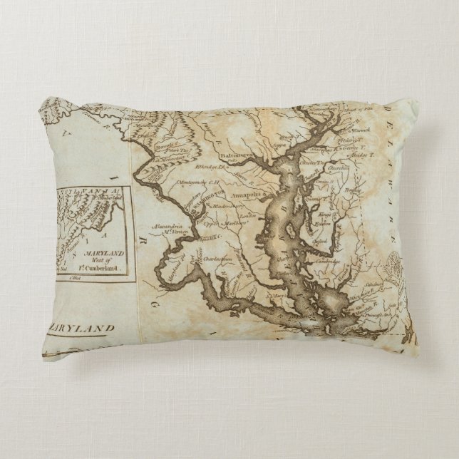 Maryland 4 prydnadskudde (Framsidan)