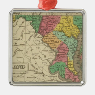 Maryland 5 julgransprydnad metall