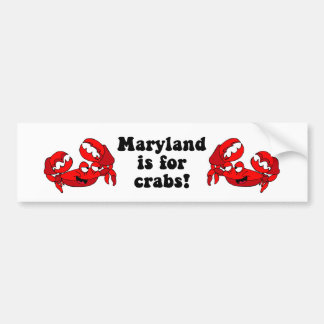 Maryland är för krabbor bildekal