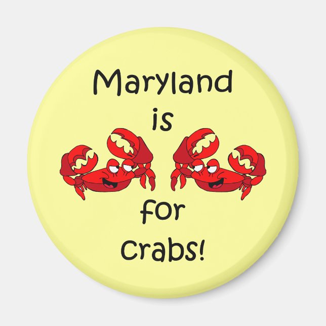 Maryland är till Crabs Magnet (Framsidan)