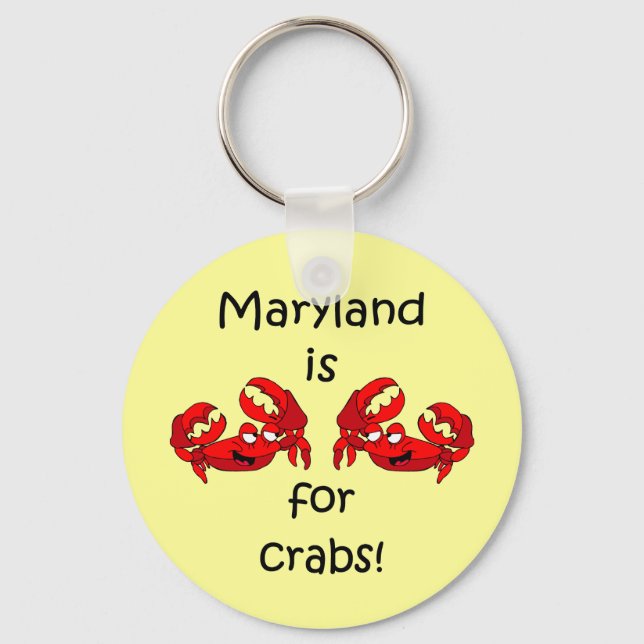 Maryland är till Crabs Nyckelring (Framsida)