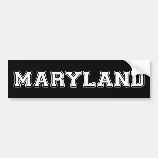 Maryland Bildekal (Framsidan)