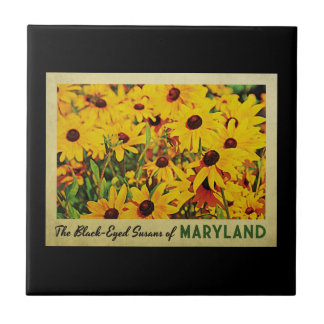 Maryland Black-Eyed Susans Kakelplatta
